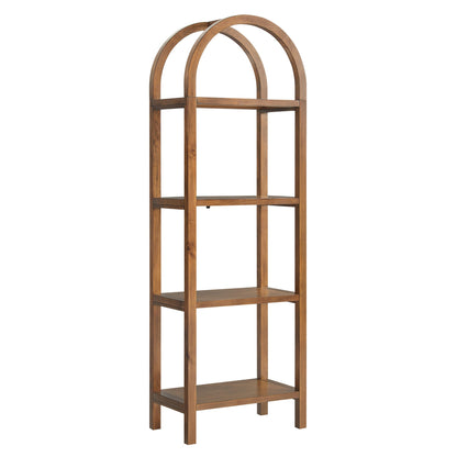 Vexley 72 Inch Tall Narrow Arched Bookshelf by Modway