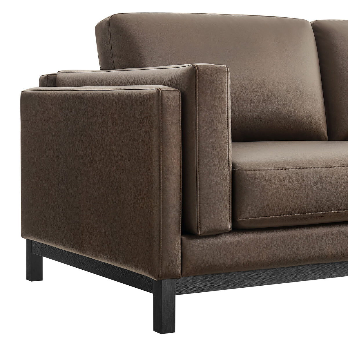 Roscoe 63 Inch Vegan Leather Loveseat by Modway