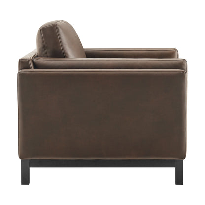 Roscoe Vegan Leather Armchair by Modway