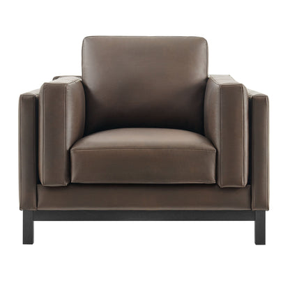 Roscoe Vegan Leather Armchair by Modway