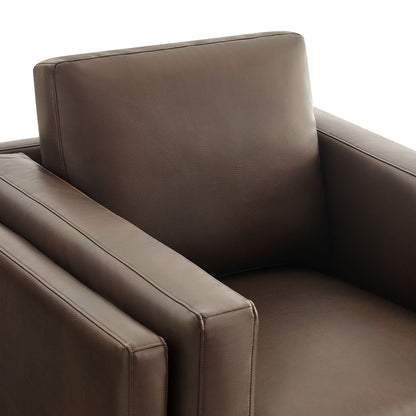 Roscoe Vegan Leather Armchair by Modway