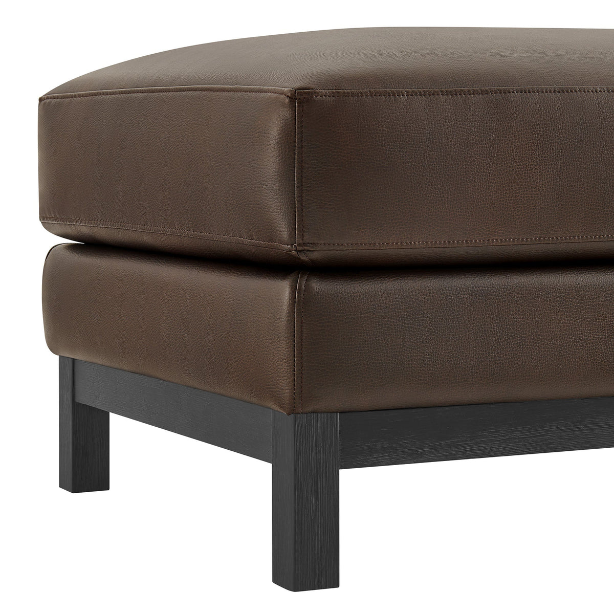 Roscoe Vegan Leather Ottoman by Modway