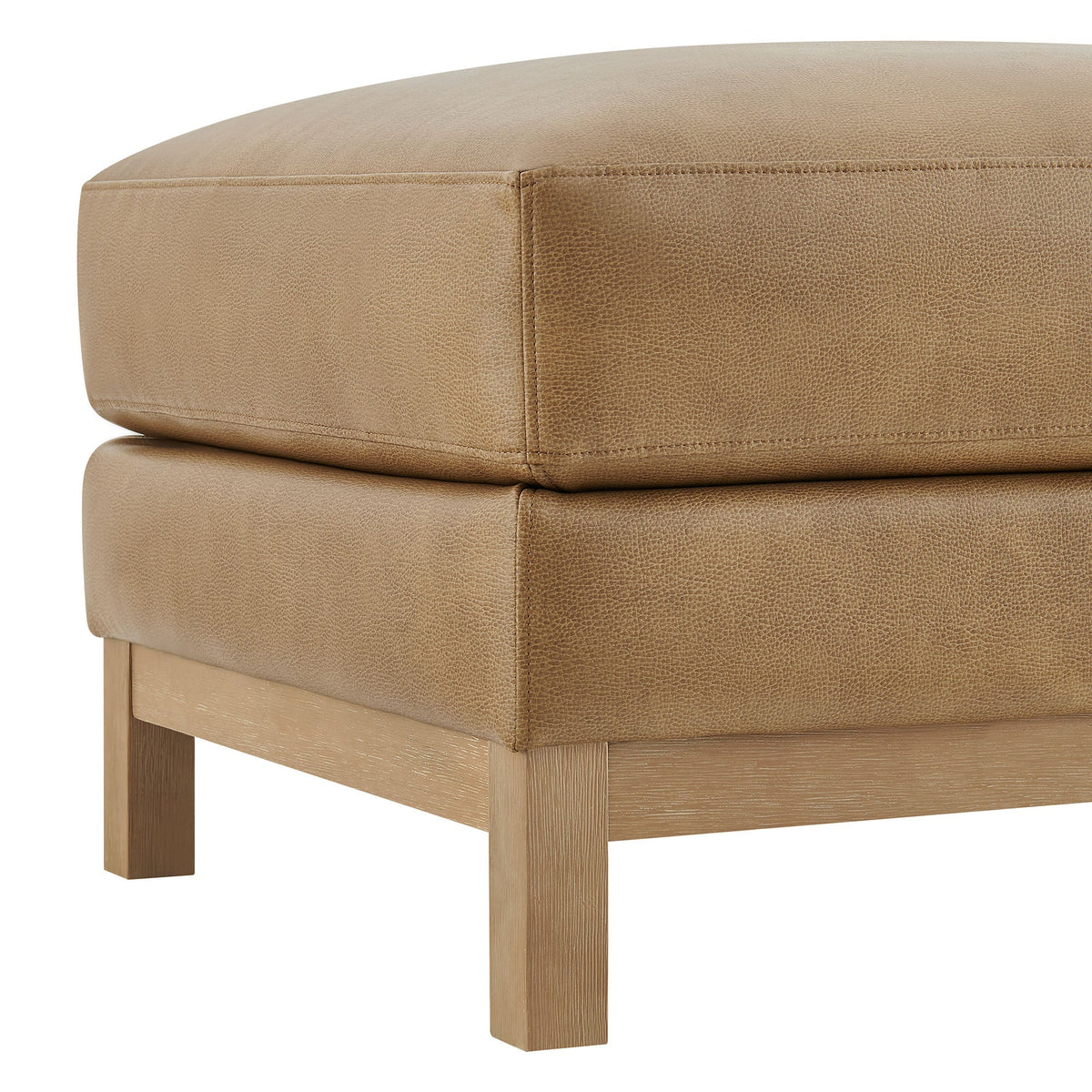 Roscoe Vegan Leather Ottoman by Modway