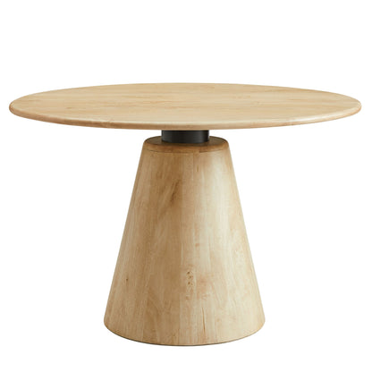 Sabelle 47" Round Wood Dining Table by Modway