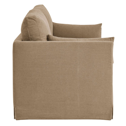 Wellfleet Slipcovered Linen-Blend Loveseat by Modway