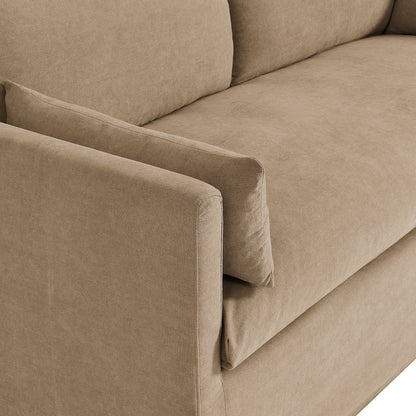 Wellfleet Slipcovered Linen-Blend Loveseat by Modway