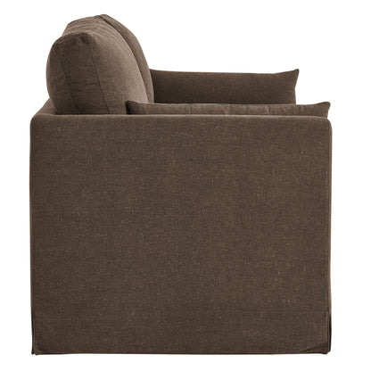 Wellfleet Slipcovered Linen-Blend Loveseat by Modway