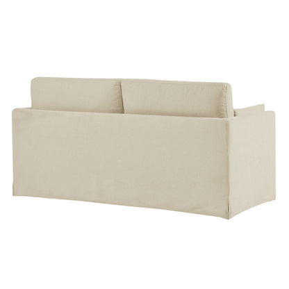 Wellfleet Slipcovered Linen-Blend Loveseat by Modway