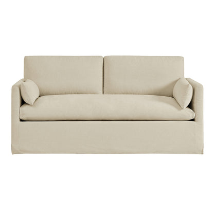 Wellfleet Slipcovered Linen-Blend Loveseat by Modway