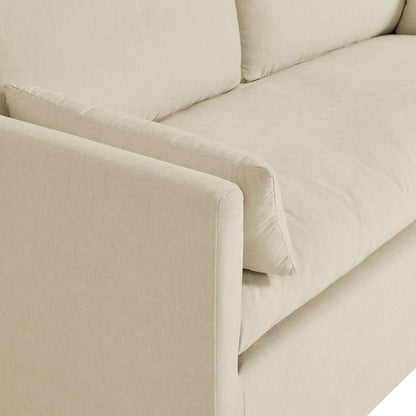 Wellfleet Slipcovered Linen-Blend Loveseat by Modway