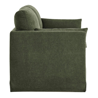 Wellfleet Slipcovered Linen-Blend Loveseat by Modway