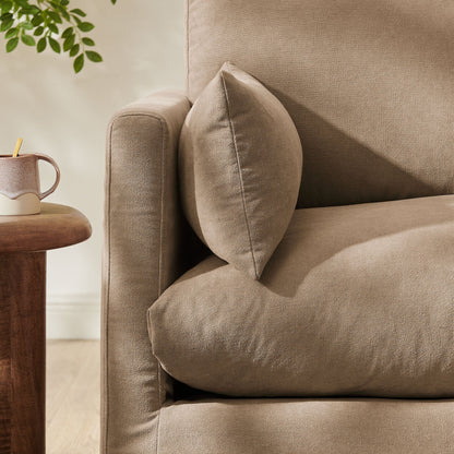 Wellfleet Slipcovered Linen-Blend Armchair by Modway