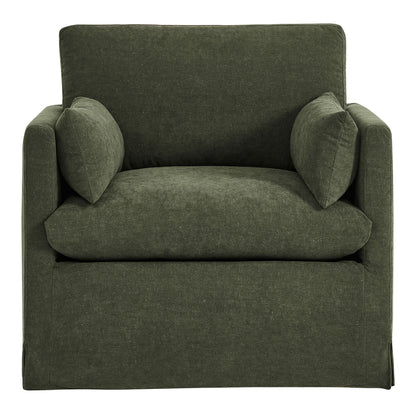 Wellfleet Slipcovered Linen-Blend Armchair by Modway