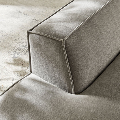 Restore Performance Fabric Upholstered Left-Facing Armless Modular Chaise by Modway