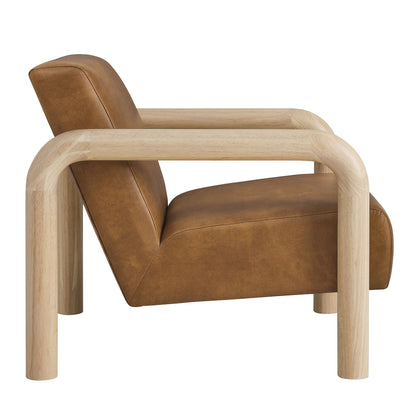 Sereno Vegan Leather Accent Chair by Modway