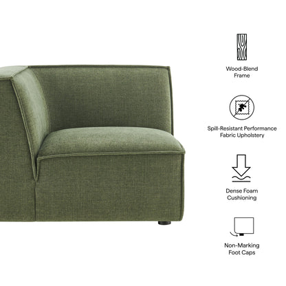 Restore Performance Fabric Upholstered Modular Corner Chair by Modway