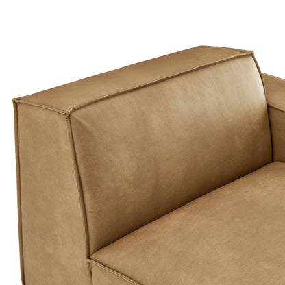 Restore Vegan Leather Right-Facing Modular Lounge Chair by Modway