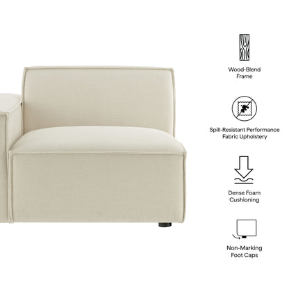 Restore Performance Fabric Upholstered Left-Facing Modular Lounge Chair by Modway