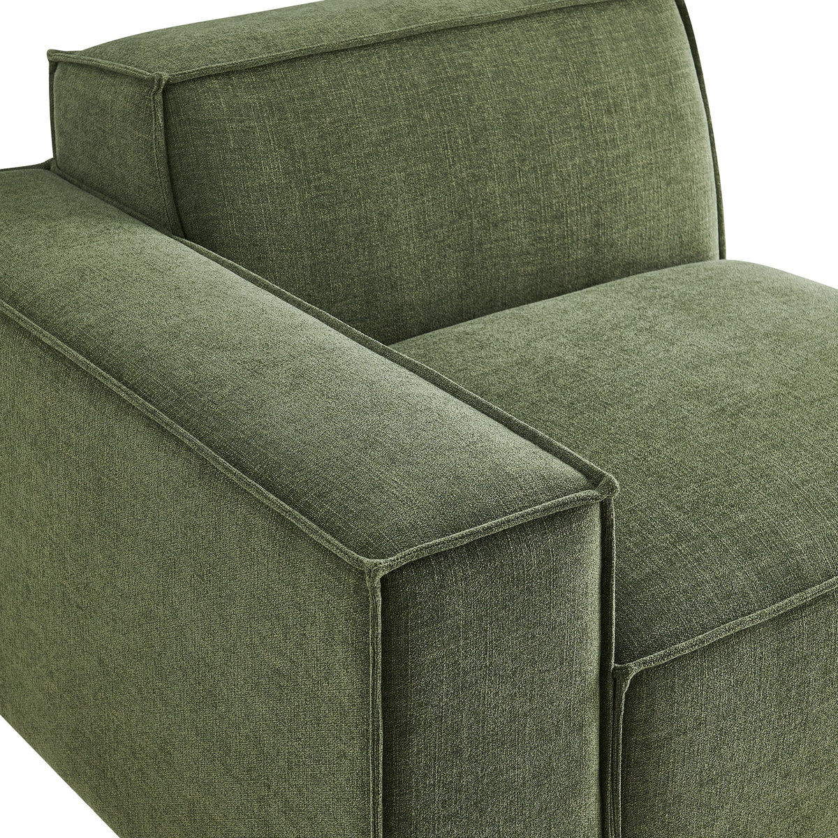 Restore Performance Fabric Upholstered Left-Facing Modular Lounge Chair by Modway