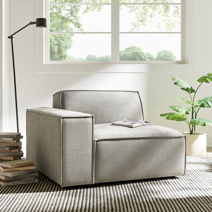 Restore Performance Fabric Upholstered Left-Facing Modular Lounge Chair by Modway
