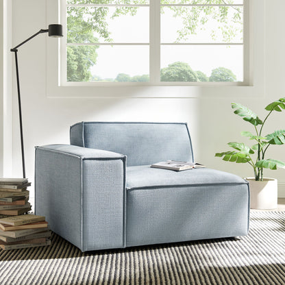 Restore Performance Fabric Upholstered Left-Facing Modular Lounge Chair by Modway