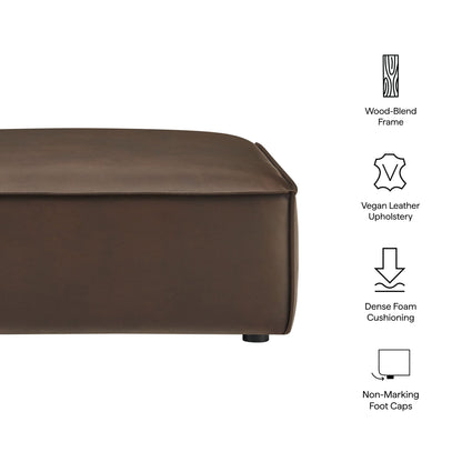 Restore Vegan Leather Modular Ottoman by Modway