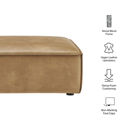 Restore Vegan Leather Modular Ottoman by Modway