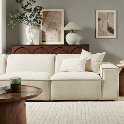 Restore 3-Piece Performance Fabric Upholstered Modular Sofa Set by Modway