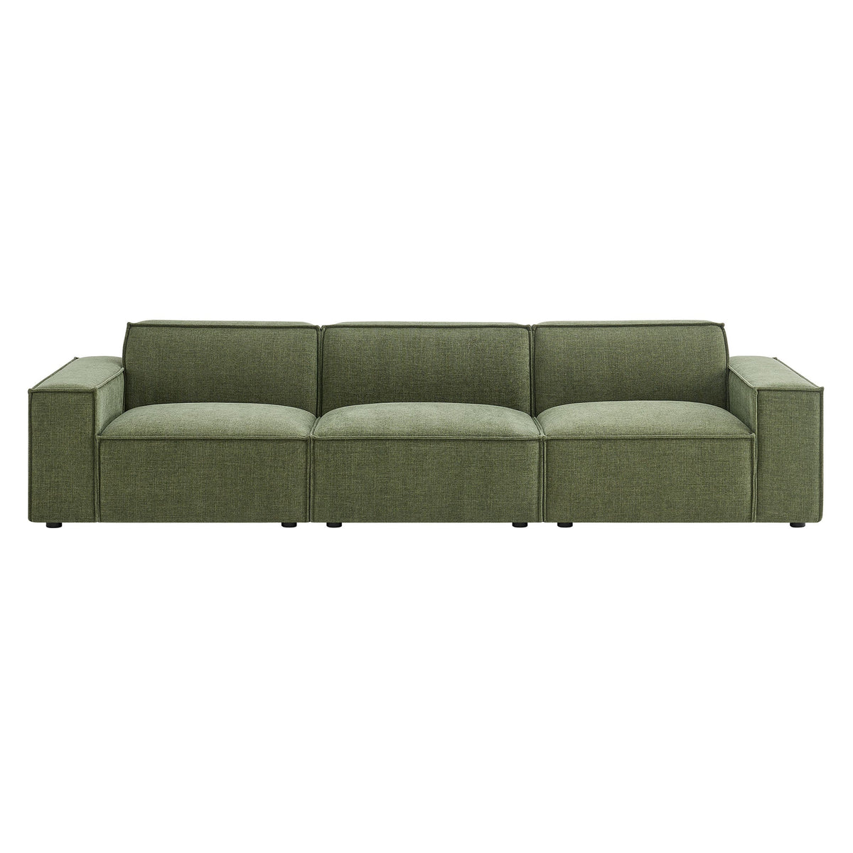 Restore 3-Piece Performance Fabric Upholstered Modular Sofa Set by Modway