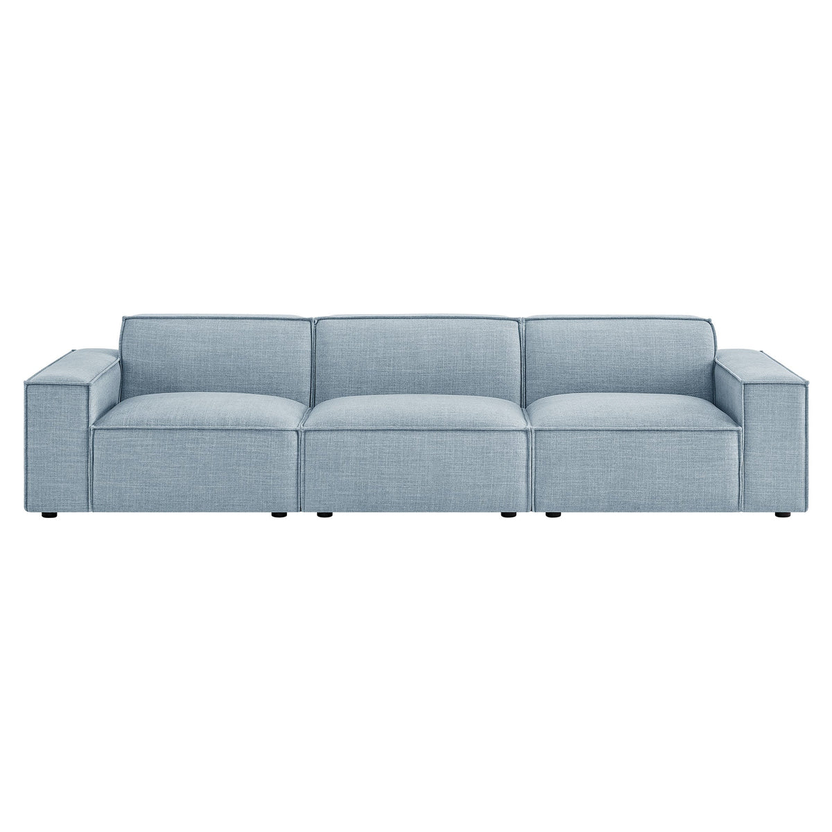 Restore 3-Piece Performance Fabric Upholstered Modular Sofa Set by Modway