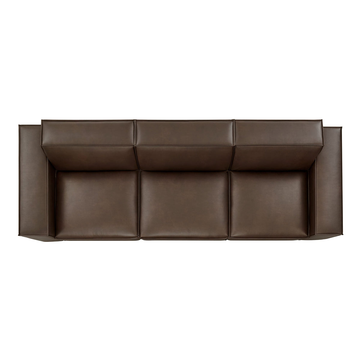 Restore 3-Piece Vegan Leather Modular Sofa Set by Modway