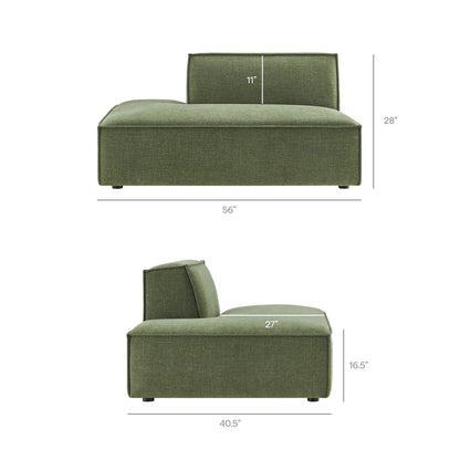 Restore 6-Piece Performance Fabric Upholstered U-Shaped Sectional Sofa by Modway