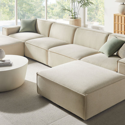 Restore 6-Piece Performance Fabric Upholstered Modular Sectional Sofa by Modway