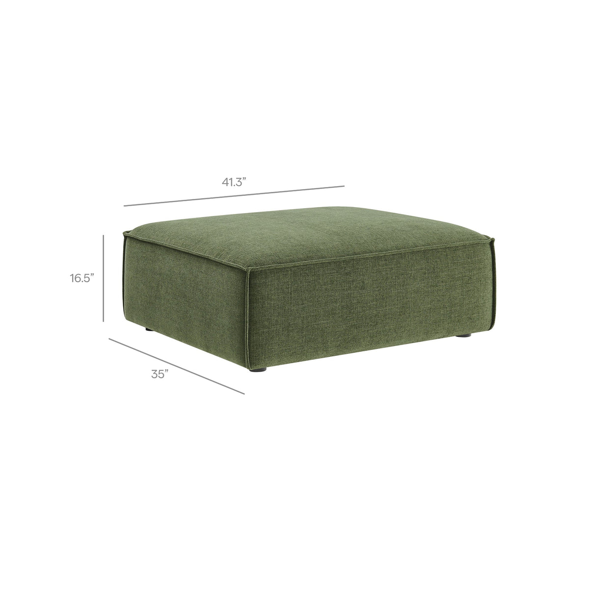 Restore 6-Piece Performance Fabric Upholstered Modular Sectional Sofa by Modway