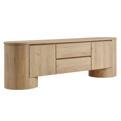 Duval 71 Inch Oval TV Cabinet by Modway
