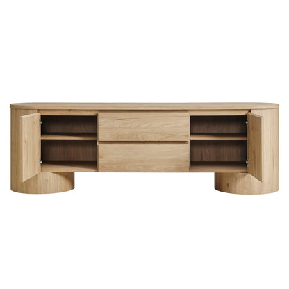 Duval 71 Inch Oval TV Cabinet by Modway
