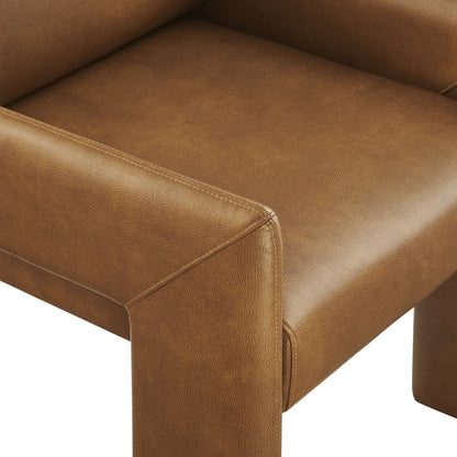 Daven Vegan Leather Dining Armchair by Modway