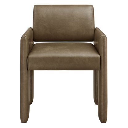 Daven Vegan Leather Dining Armchair by Modway