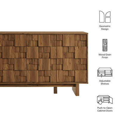 Owen 59 Inch 4 Door Geometric Sideboard by Modway