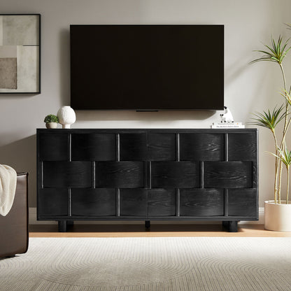Foundry 71" Woven Design Buffet Storage Cabinet by Modway