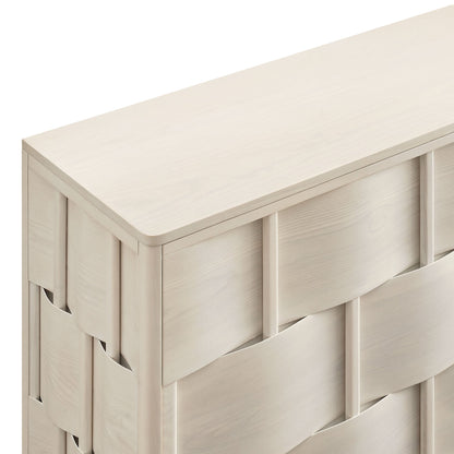 Foundry 71" Woven Design Buffet Storage Cabinet by Modway