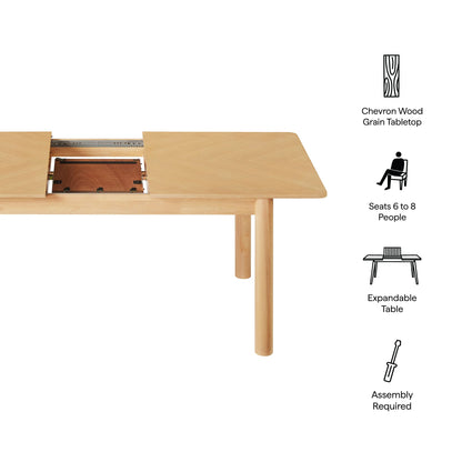 Alba Extendable Dining Table by Modway