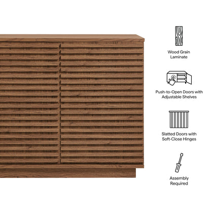 Render 2-Door Fluted Accent Cabinet by Modway
