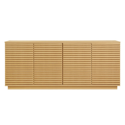 Render 4-Door Fluted Sideboard Cabinet TV Stand by Modway