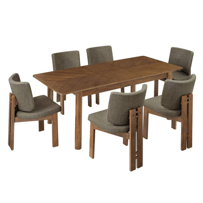 Alba 7-Piece Dining Set by Modway