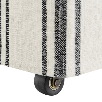 Tessera Striped Slipcovered Dining Side Chair by Modway