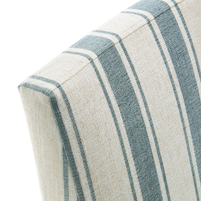 Tessera Striped Slipcovered Dining Side Chair by Modway