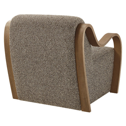 Atrium Lattice Boucle Accent Armchair by Modway