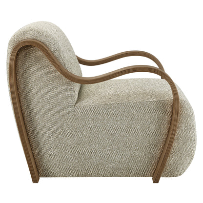 Atrium Lattice Boucle Accent Armchair by Modway