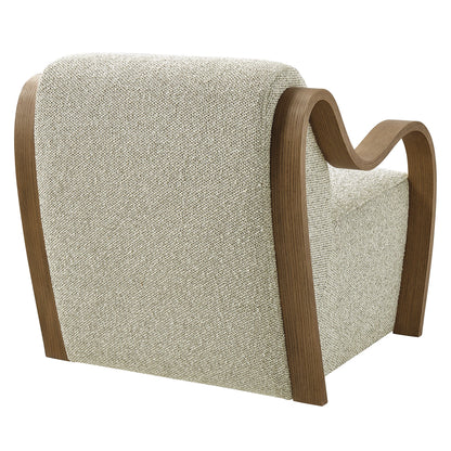 Atrium Lattice Boucle Accent Armchair by Modway
